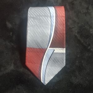 Arrow Red and Gray Two-Tone Tie Stylish Accessory